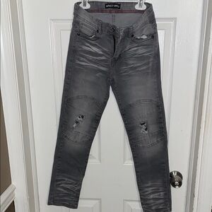 Arket Men's Charcoal Skinny Jeans